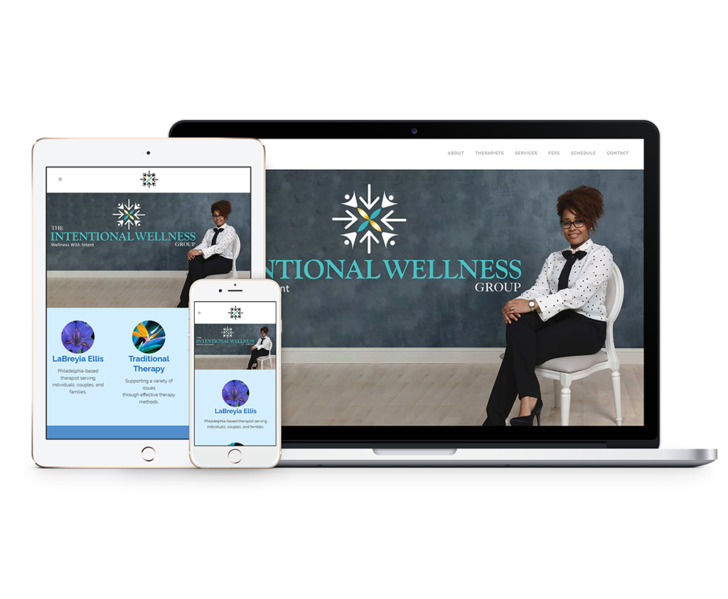 The Intentional Wellness Group Website Designed by Paris